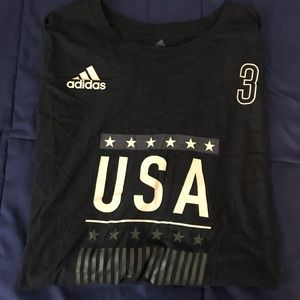 Adidas USA graphic tee